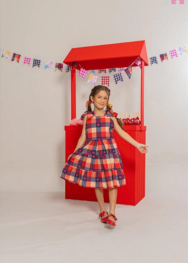 Vestido Tiane Xadrez Love