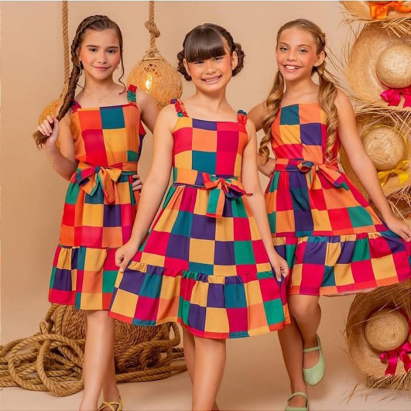 Vestido xadrez
