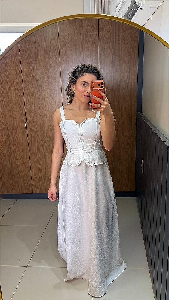 Vestido longo Suíço