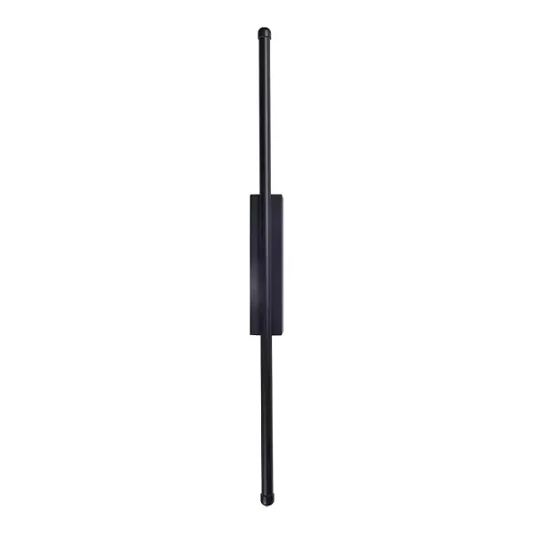 Arandela LED Preta 8W 3000K Bivolt 60cm em Metal e Silicone (DCB03140D)