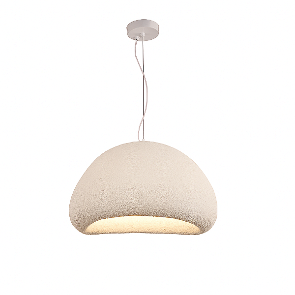 Pendente Branco em Metal e Resina 50×30cm 1xE27 (DCD04087)