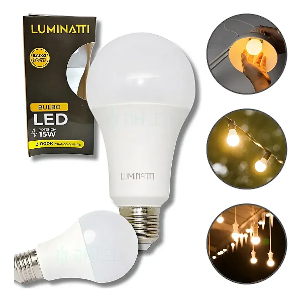 LM786 - BULBO LED 15W 3000K 127/220V