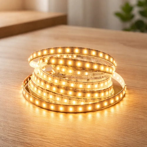 FITA LED 12V 5,5W 5M BRANCO - QUENTE 3000K