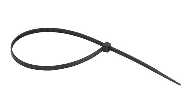 Abraçadeira Nylon Preta 200mm x 4,8mm 100 peças Nove54
