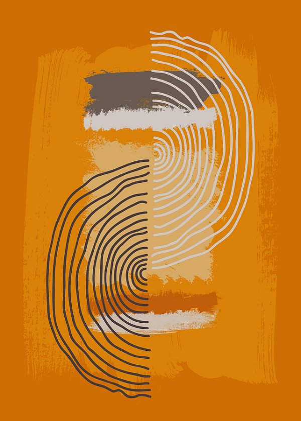 Quadro Decorativo Abstrato 0030