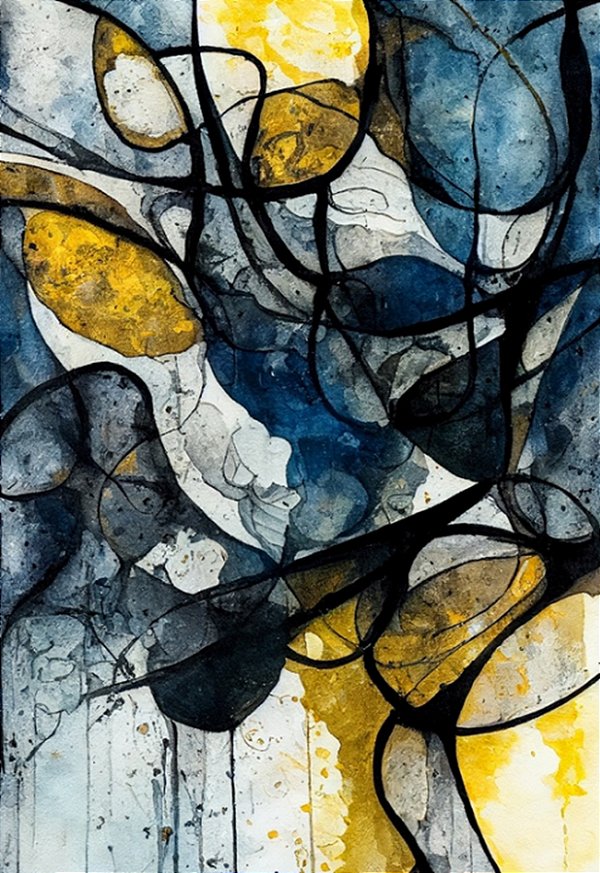 Quadro Decorativo Abstrato 0125