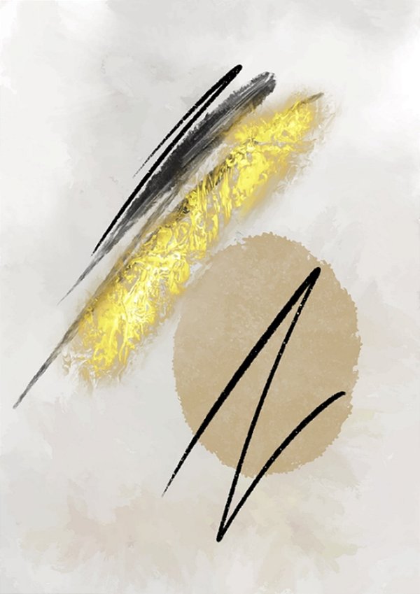 Quadro Decorativo Abstrato 0144