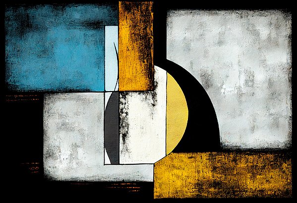 Quadro Decorativo Abstrato 0286