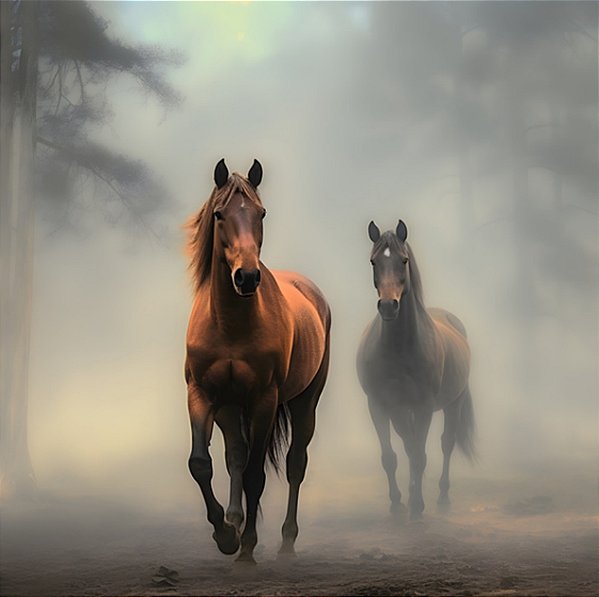 Quadro Decorativo Cavalos 1156