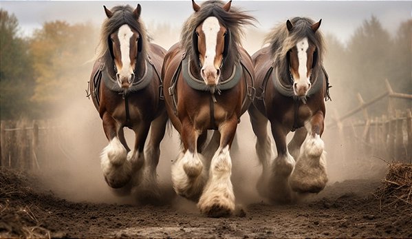 Quadro Decorativo Cavalos 1161