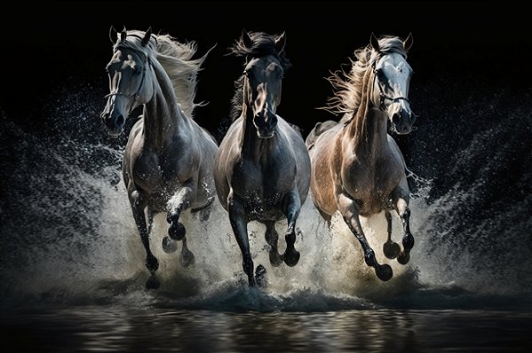 Quadro Decorativo Cavalos 1168