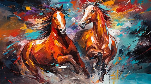 Quadro Decorativo Cavalos 1199