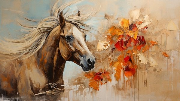 Quadro Decorativo Cavalos 1202