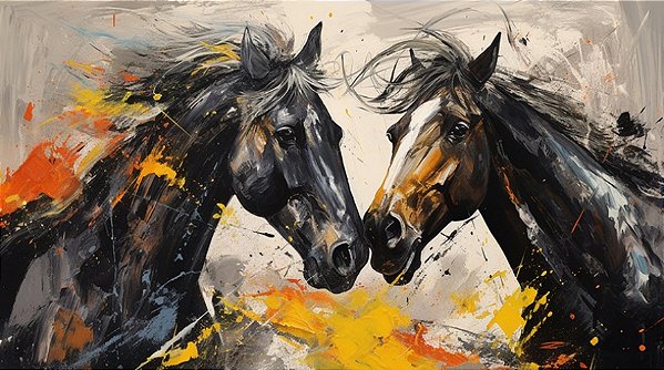 Quadro Decorativo Cavalos 1203