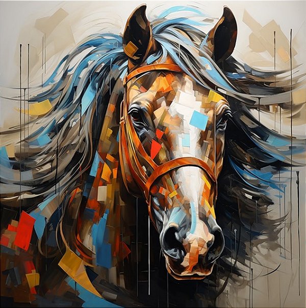 Quadro Decorativo Cavalos 1206