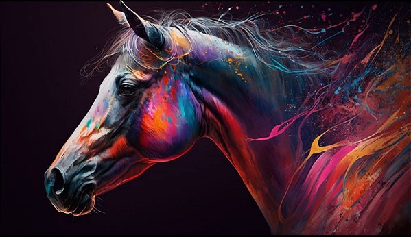 Quadro Decorativo Cavalos 1208