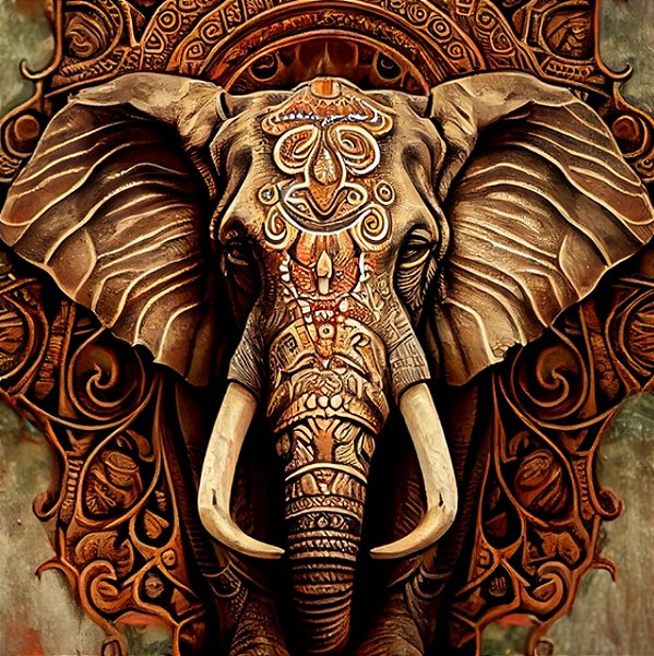 Quadro Decorativo Elefantes 1340