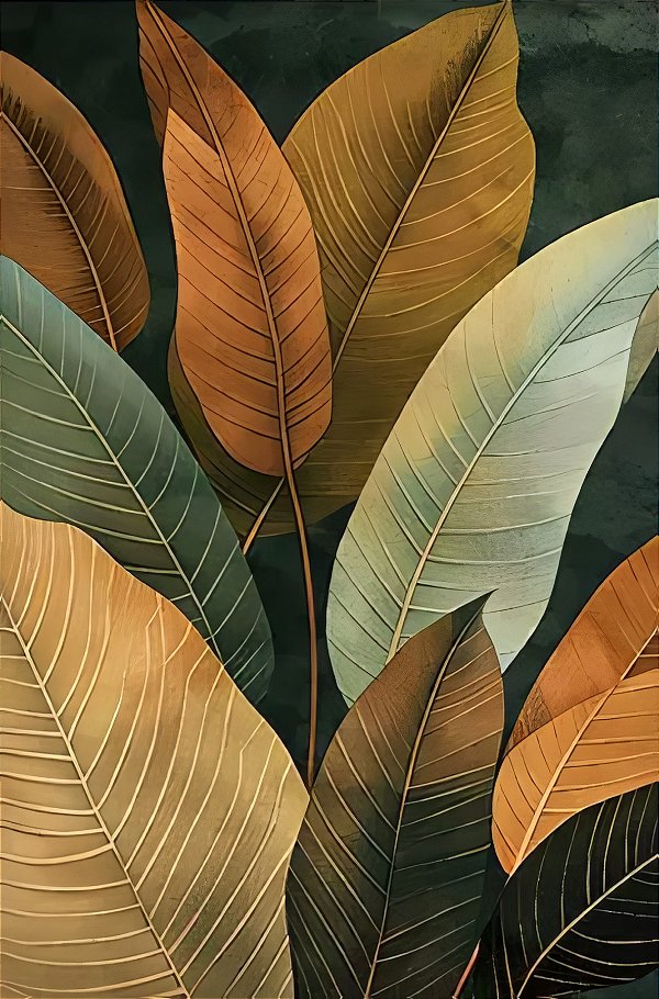 Quadro Decorativo Folhagens de Plantas 1433