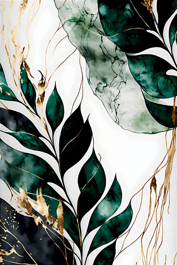 Quadro Decorativo Folhagens de Plantas 1442