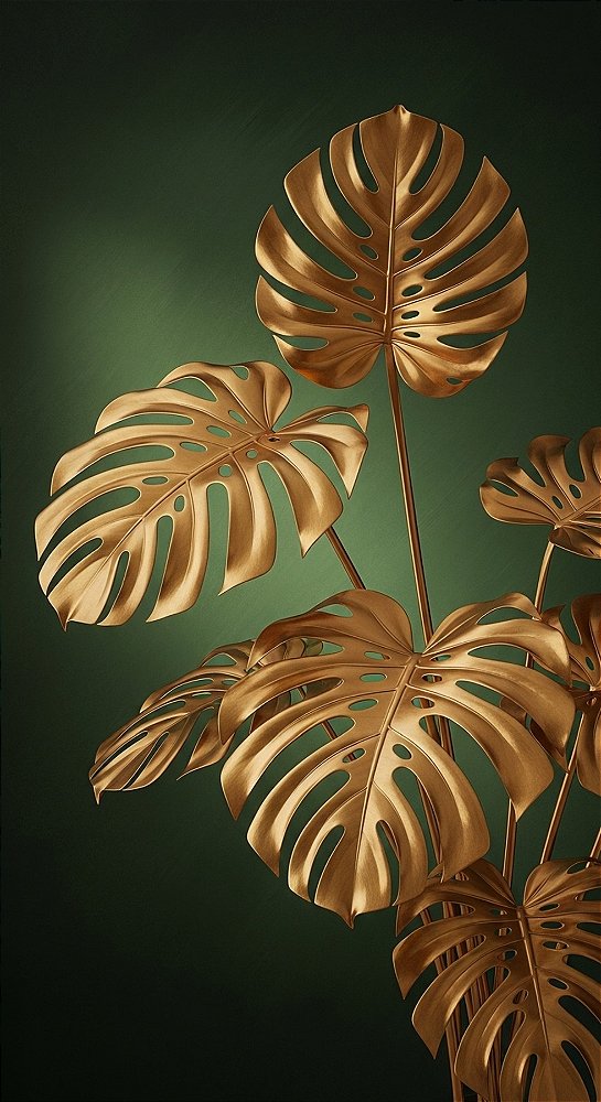 Quadro Decorativo Folhagens de Plantas 1449