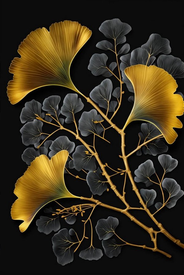 Quadro Decorativo Folhagens de Plantas 1479