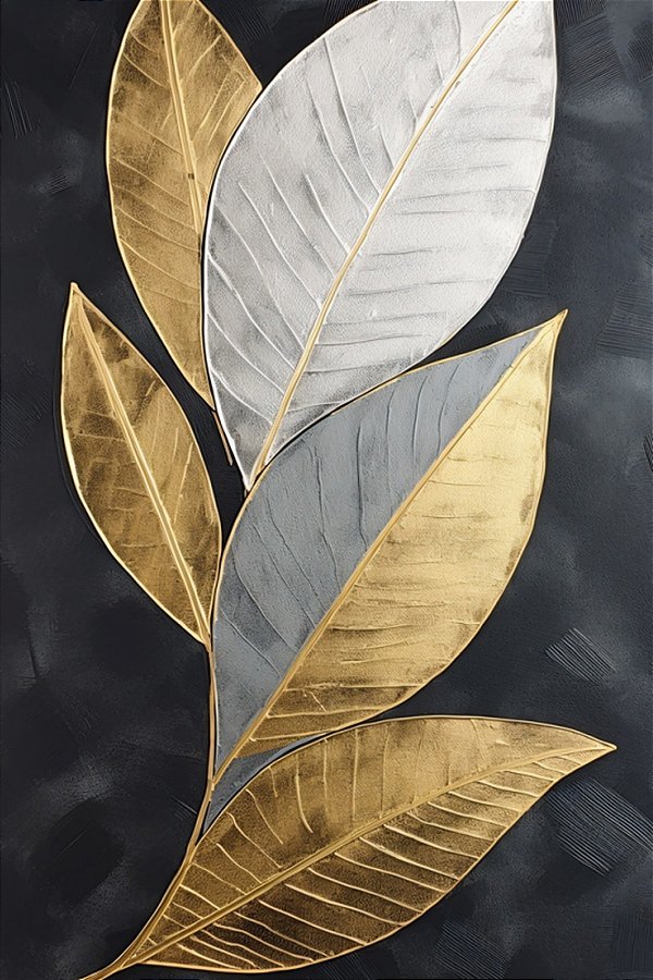 Quadro Decorativo Folhagens de Plantas 1503