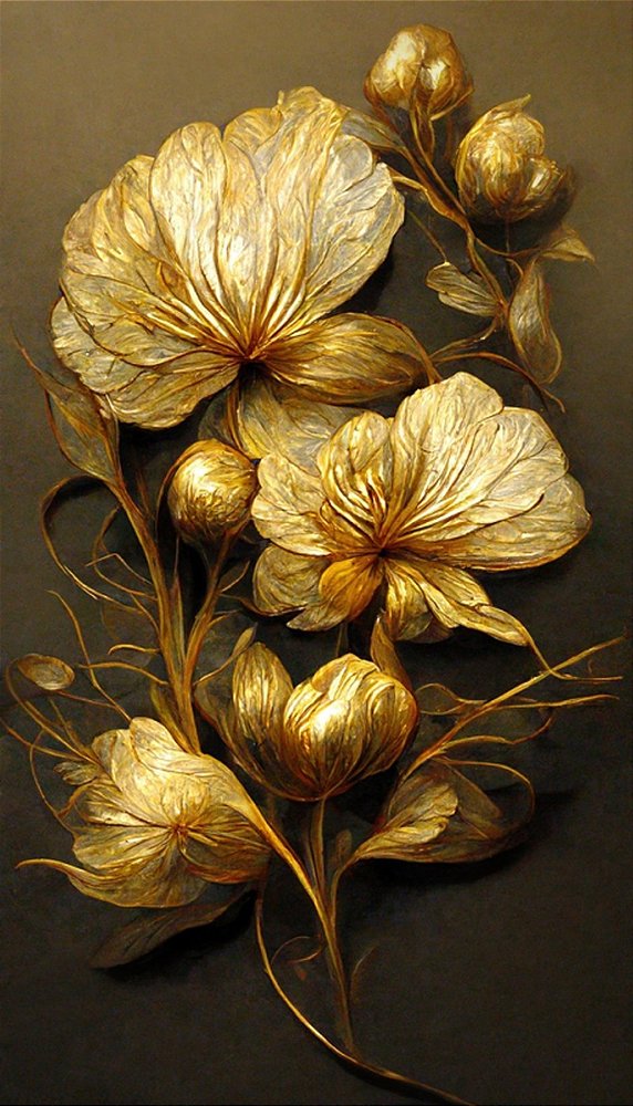 Quadro Decorativo Folhagens de Plantas 1556