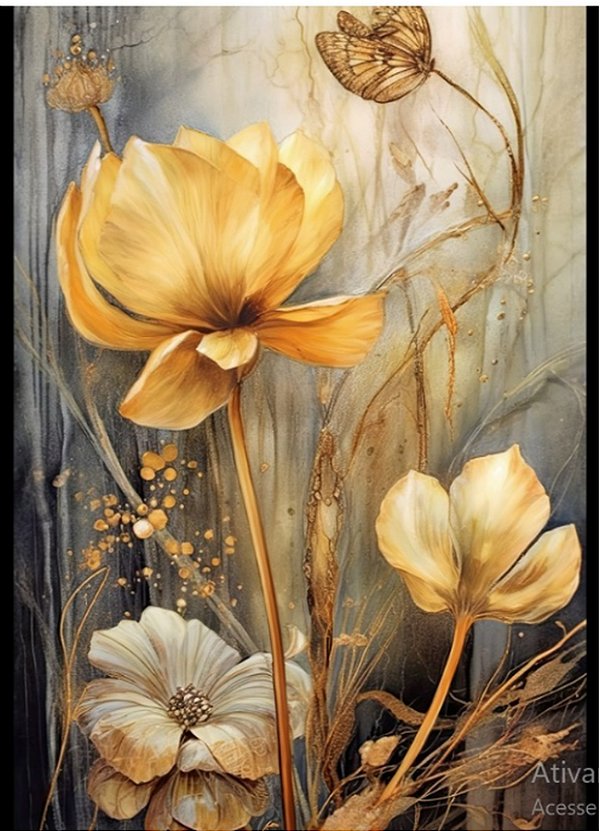 Quadro Decorativo Flores 1717