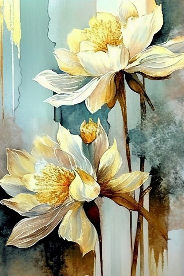 Quadro Decorativo Flores 1822