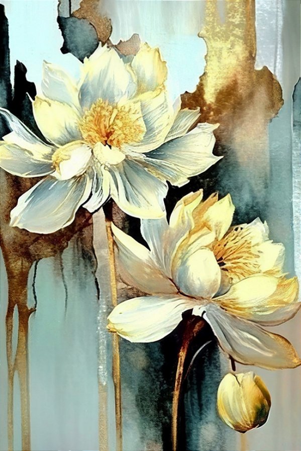 Quadro Decorativo Flores 1823