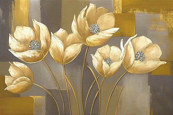 Quadro Decorativo Flores 1824