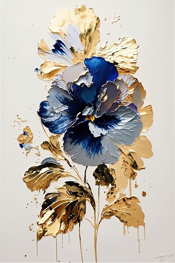 Quadro Decorativo Flores 1830