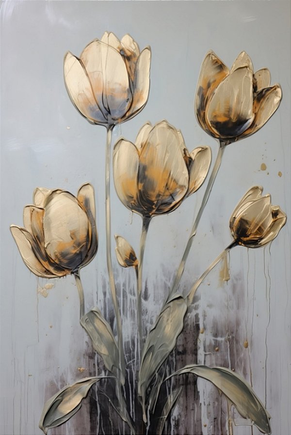 Quadro Decorativo Flores 1833