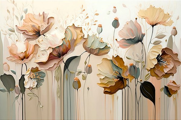 Quadro Decorativo Flores 1841