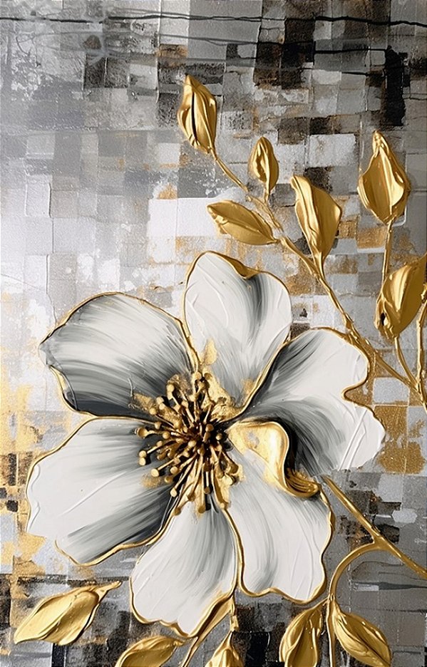 Quadro Decorativo Flores 1854