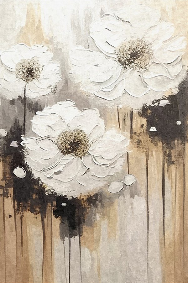 Quadro Decorativo Flores 1868