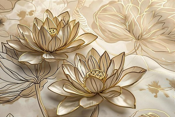 Quadro Decorativo Flores 1925