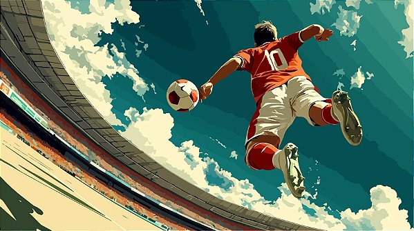 Quadro Decorativo Futebol 1965