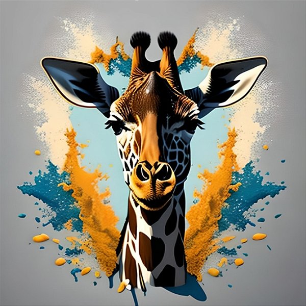 Quadro Decorativo Girafas 1983