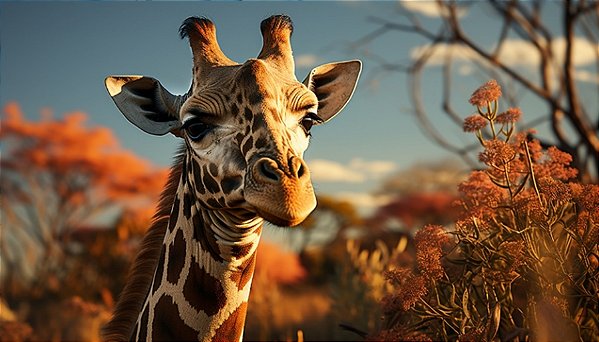 Quadro Decorativo Girafas 1989