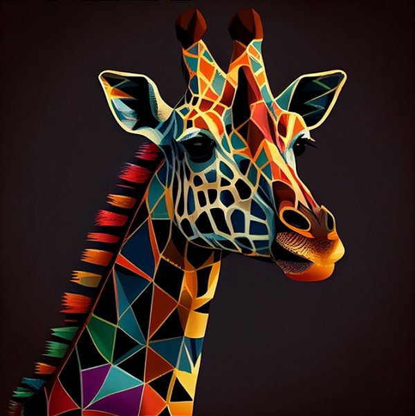 Quadro Decorativo Girafas 2000