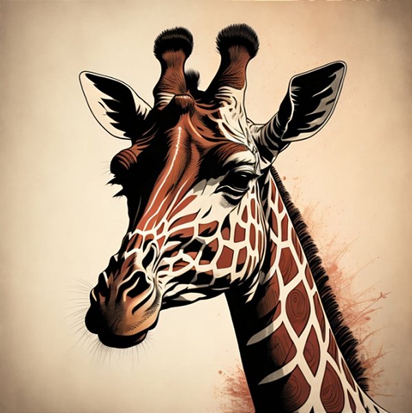 Quadro Decorativo Girafas 2001