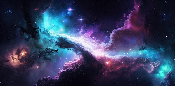 Quadro Decorativo Galaxia - Cosmos 2035