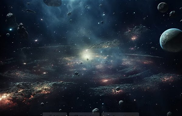 Quadro Decorativo Galaxia - Cosmos 2049