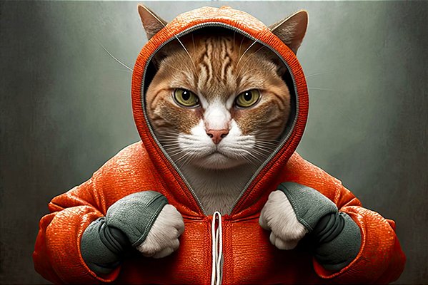 Quadro Decorativo Gatos 2107