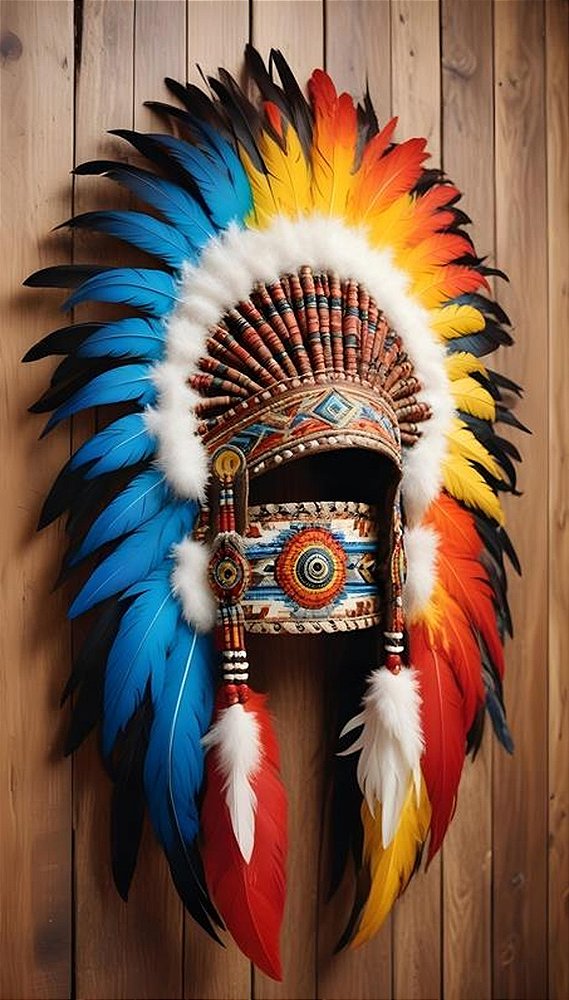 Quadro Decorativo Indigenas 2180