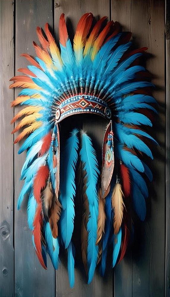 Quadro Decorativo Indigenas 2184