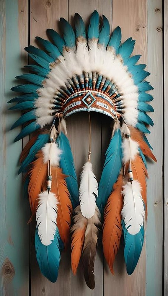 Quadro Decorativo Indigenas 2185