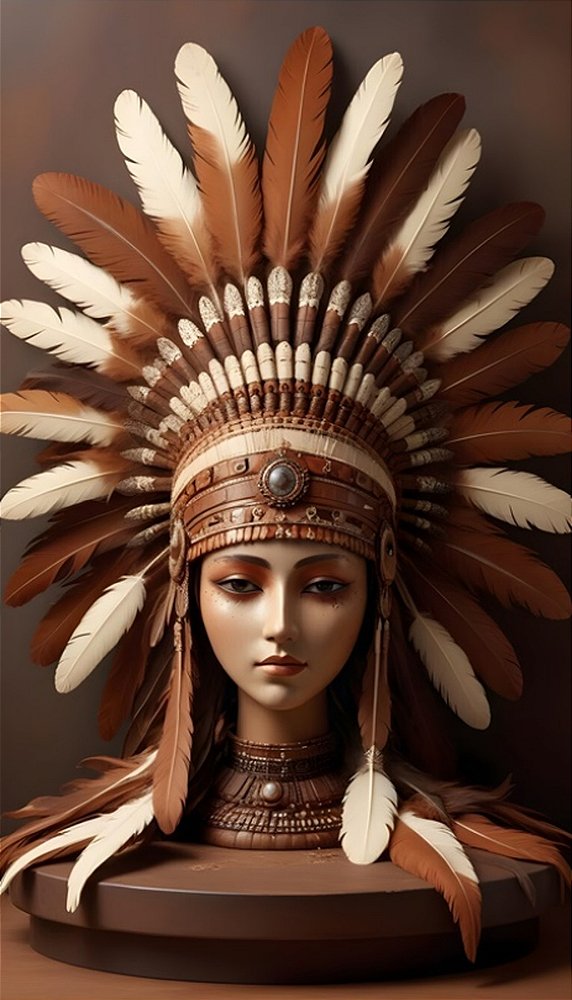 Quadro Decorativo Indigenas 2207