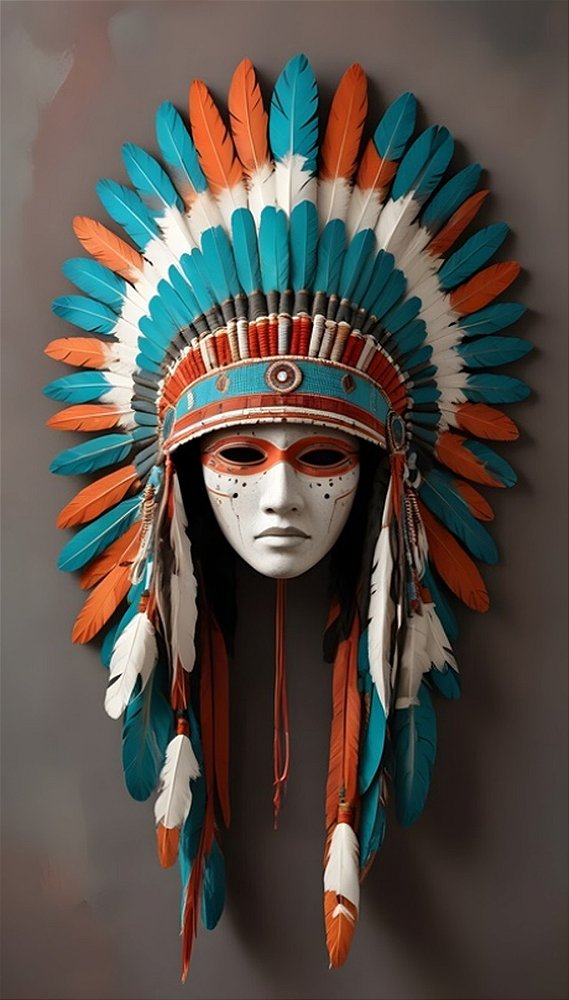 Quadro Decorativo Indigenas 2218